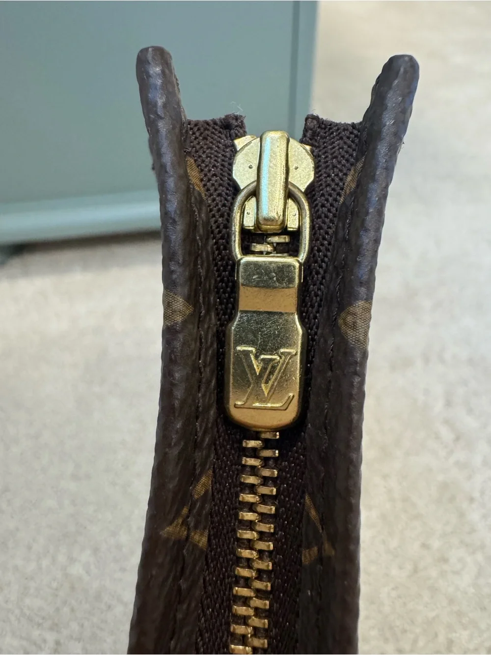 Louis Vuitton Brown Toiletry Pouch 26